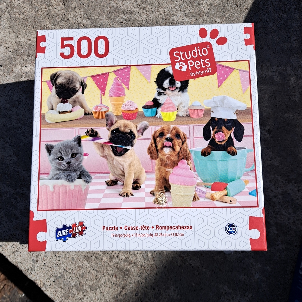 Jigsaw Puzzle - 500 Pieces - Red and Pink
